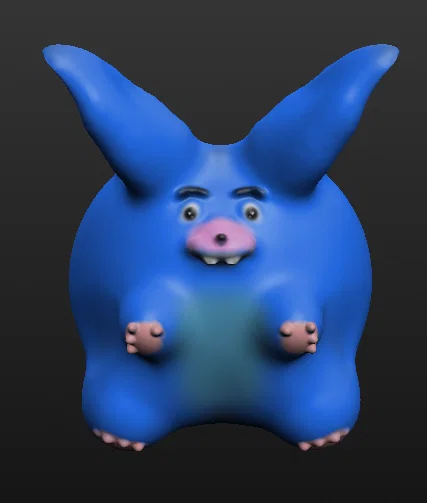 Mô hình chú thỏ (Rabit) hoạt hình ngộ nghĩnh in 3D - Image 1