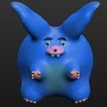 Mô hình chú thỏ (Rabit) hoạt hình ngộ nghĩnh in 3D - Thumbnail 1