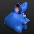 Mô hình chú thỏ (Rabit) hoạt hình ngộ nghĩnh in 3D - Thumbnail 2