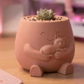 Cleo - Chậu trồng cây hình chú mèo ôm cực dễ thương - Thumbnail 1