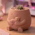 Cleo - Chậu trồng cây hình chú mèo ôm cực dễ thương - Thumbnail 2