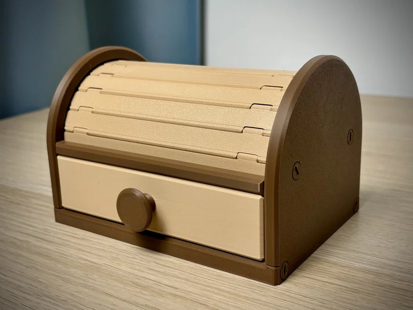 Tambour Box - Hộp Đựng Đồ Nắp Cuộn | Ngăn Kéo Thông Minh - Image 1