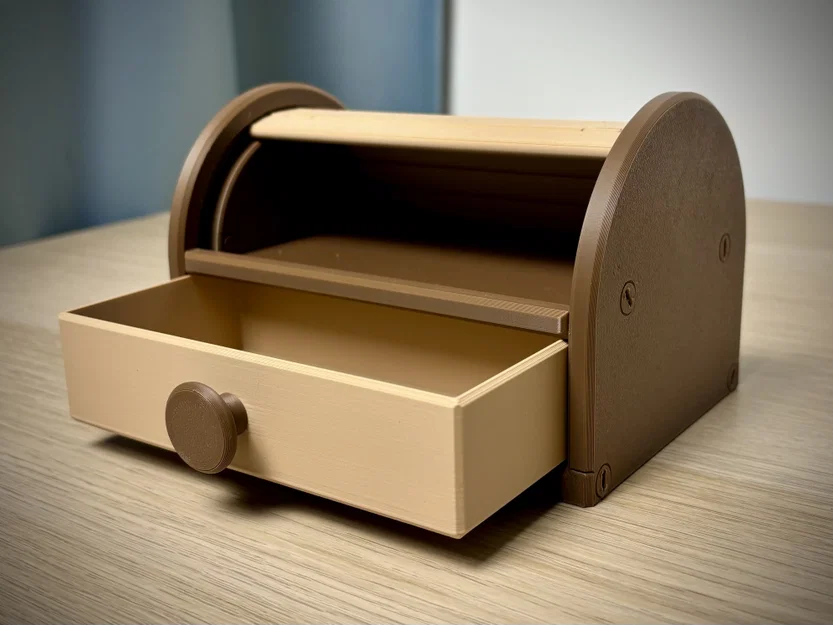 Tambour Box - Hộp Đựng Đồ Nắp Cuộn | Ngăn Kéo Thông Minh - Image 2