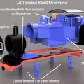 Vỏ đầu máy "Lil Tommo" tỉ lệ 1:76 OO - Thumbnail 1