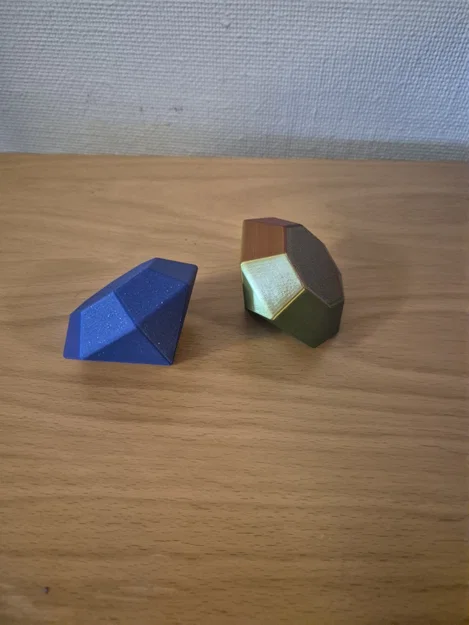 Mô hình trang trí kim cương 3D độc đáo và tinh tế - Image 1