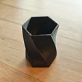 Ống cắm bút hình học xoắn / Khay để đồ văn phòng (Không cần support) - Thumbnail 5