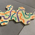 Bộ cờ Tantrix boardgame gắn nam châm tự in 3D - Thumbnail 3
