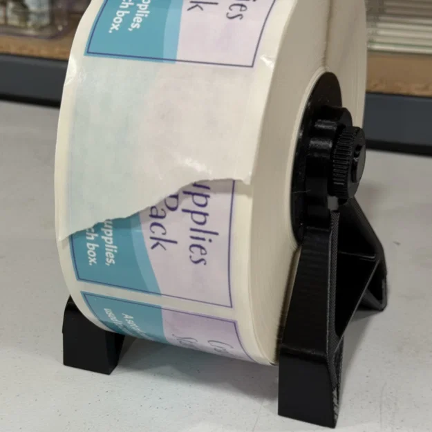 Giá đỡ cuộn nhãn cho nhãn rộng 3" và đường kính cuộn 8" - Image 1