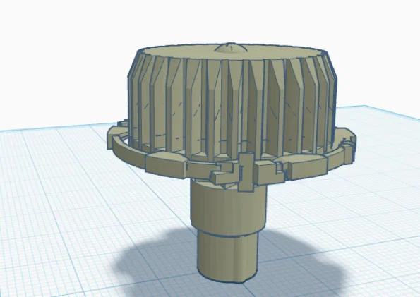 Mô hình bánh răng Super Wide Gear Point in 3D chất lượng cao - Image 1