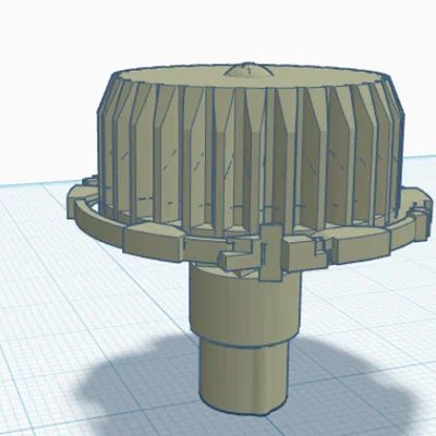 Mô hình bánh răng Super Wide Gear Point in 3D chất lượng cao