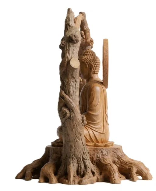 Mô hình in 3D Tượng Phật Thiền Định Dưới Gốc Cây Nghệ Thuật - Image 2