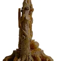 Mô hình in 3D Tượng Phật Thiền Định Dưới Gốc Cây Nghệ Thuật - Thumbnail 4