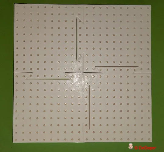 Bảng chặn đan móc 22 cm chia nhiều phần dành cho máy in Prusa Mini - Image 2