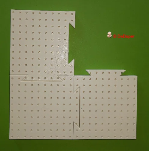 Bảng chặn đan móc 22 cm chia nhiều phần dành cho máy in Prusa Mini - Image 9