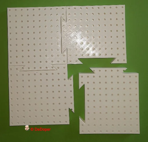 Bảng chặn đan móc 22 cm chia nhiều phần dành cho máy in Prusa Mini - Image 10