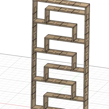 Kệ Đa Năng ORGANIZER GT554 - Thiết Kế Zig-Zag Hiện Đại Cho Mọi Không Gian