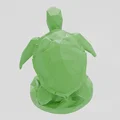 Mô hình Rùa Biển Low Poly tuyệt đẹp - Thumbnail 3