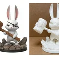 Bunny Warrior: Chú Thỏ Chiến Binh Cầm Búa Đầu Lâu - Thumbnail 1