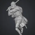 Mô hình 3D chiến binh Viking Norse-Gael cực chi tiết cho in Resin - Thumbnail 1