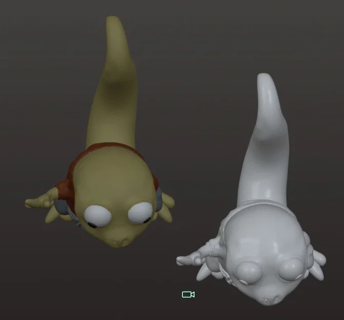 Mô hình 3D nhân vật Timmy the Lizard siêu đáng yêu cho tín đồ in ấn - Image 2