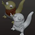 Mô hình 3D nhân vật Timmy the Lizard siêu đáng yêu cho tín đồ in ấn - Thumbnail 4