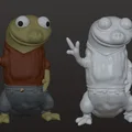 Mô hình 3D nhân vật Timmy the Lizard siêu đáng yêu cho tín đồ in ấn - Thumbnail 5