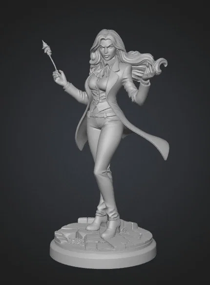 Mô hình 3D Lady of Shadows - Tượng nhân vật huyền bí ấn tượng - Image 1