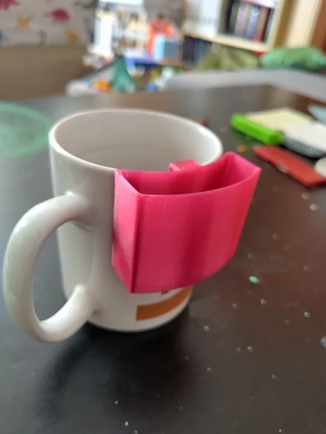 Phụ kiện kẹp túi trà 3D tiện lợi cho tách uống nước - Image 1