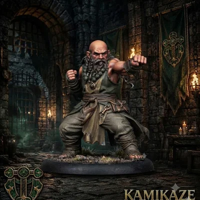Mô hình Dwarven Monk (Tu sĩ người lùn)