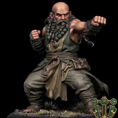 Mô hình Dwarven Monk (Tu sĩ người lùn)