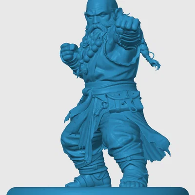 Mô hình Dwarven Monk (Tu sĩ người lùn)