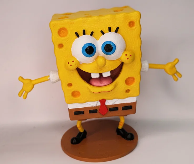 Mô hình 3D nhân vật Spongebob SquarePants - Image 1