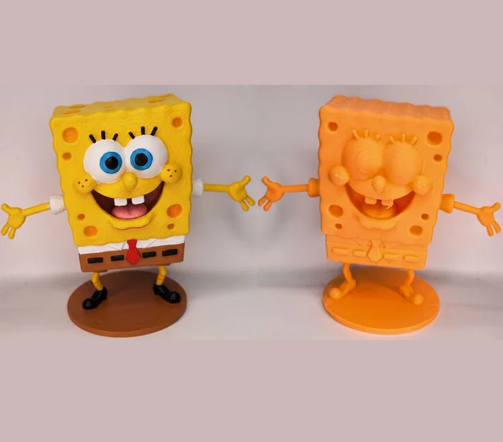 Mô hình 3D nhân vật Spongebob SquarePants - Image 2