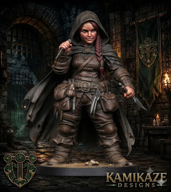 Mô hình Dwarven Rogue (Lùn Đạo Tặc) - Image 1