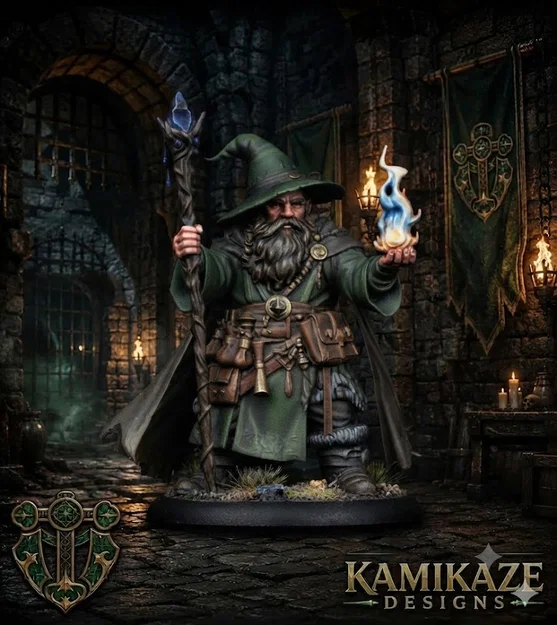 Mô hình phù thủy người lùn (Dwarven Wizard) - Image 1