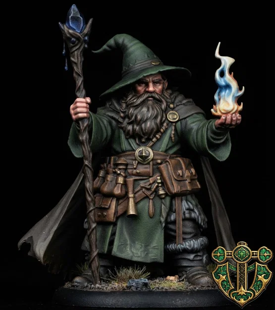 Mô hình phù thủy người lùn (Dwarven Wizard) - Image 2