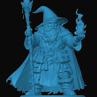 Mô hình phù thủy người lùn (Dwarven Wizard)