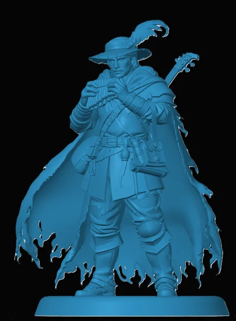 Human Bard - Mô hình nhân vật Bard cho D&D - Image 2