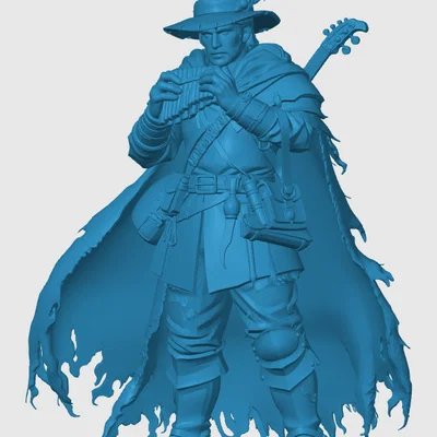 Human Bard - Mô hình nhân vật Bard cho D&D