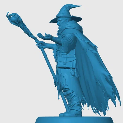 Mô hình Nhân vật Pháp sư Nhân loại (Human Wizard)