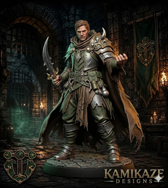 Mô hình Human Warlock cho game nhập vai - Image 1