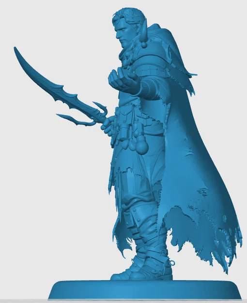 Mô hình Human Warlock cho game nhập vai - Image 3