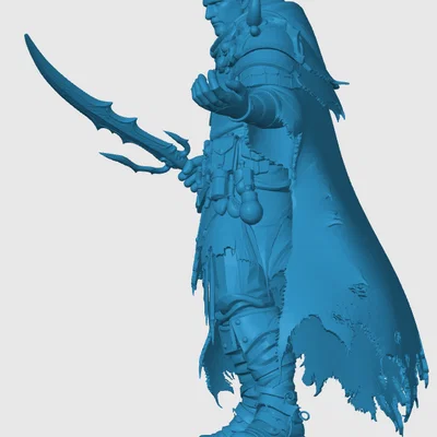 Mô hình Human Warlock cho game nhập vai