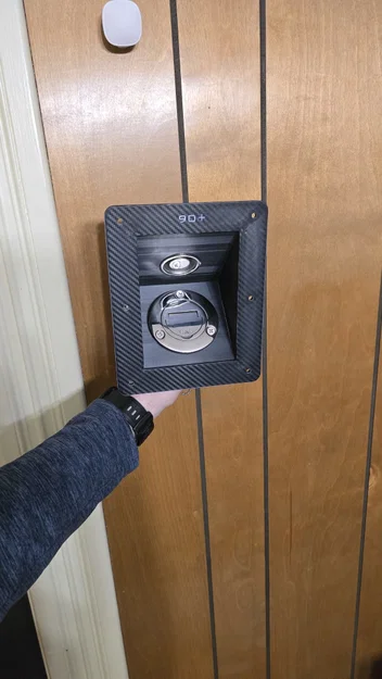 Bộ đế gắn nắp xăng cho xe ô tô (Automotive Fuel Door mount) - Image 1