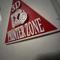 Biển báo khu vực in 3D (3D Printer Zone Sign) độc đáo để trang trí - Thumbnail 2