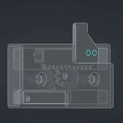 Cơ cấu xả nhựa (Purge Chute) cho Ender 3 v3 SE