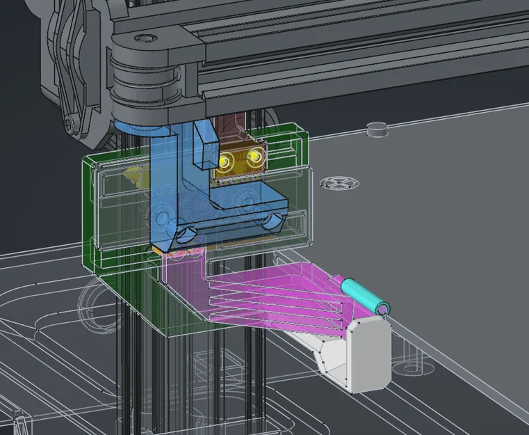 Cơ cấu xả nhựa (Purge Chute) cho Ender 3 v3 SE - Image 4