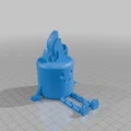 Mô hình 3D Marshmallow Buddy trang trí cực dễ thương - Thumbnail 3