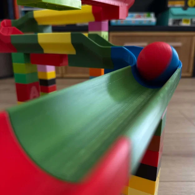 Jumbo Roll - Đường ray thả bóng tương thích LEGO DUPLO cho bé - Image 5