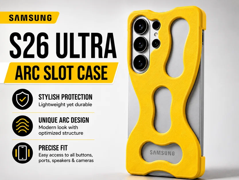 Ốp lưng Samsung S26 Ultra Arc Slot Case - Image 1